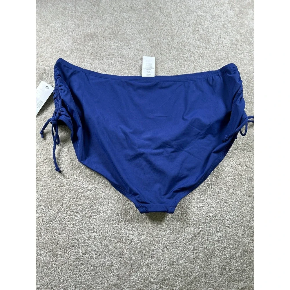 24 & Ocean Women's‎ Swim Bottom Navy Size 22W Tummy Control